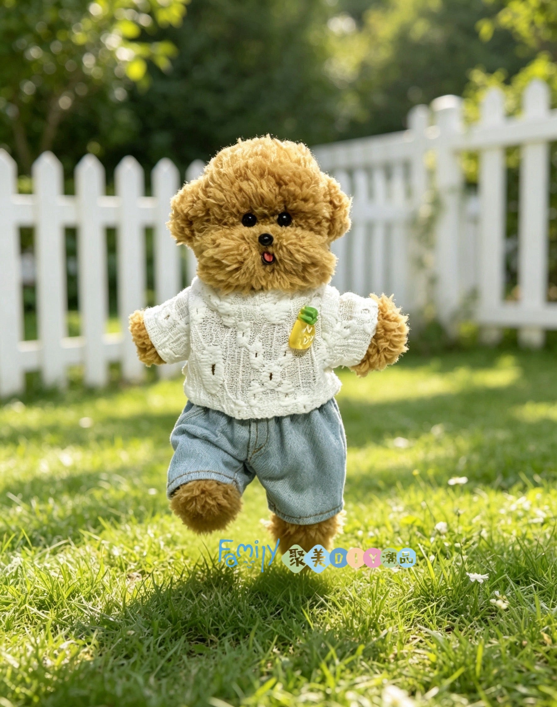 Brown puppy outdoors